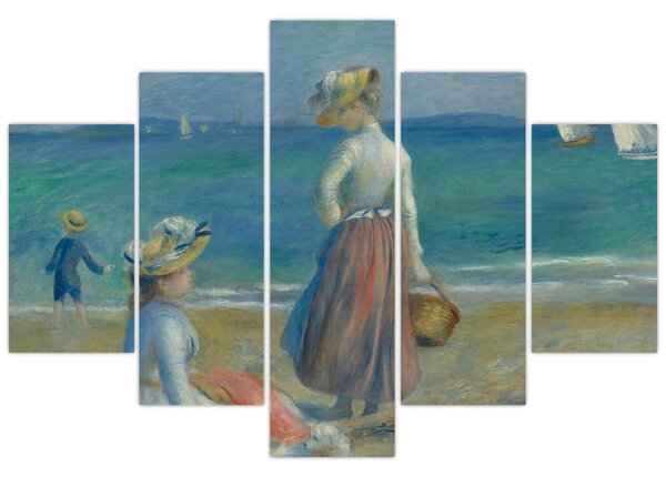 Tablou - Auguste Renoir, Figures on the Beach, reproducere (150x105 cm)