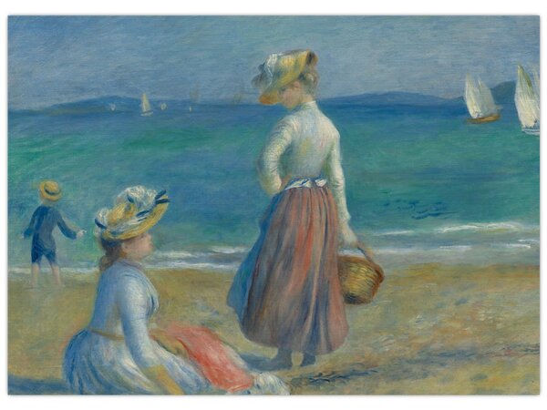 Tablou - Auguste Renoir, Figures on the Beach, reproducere (70x50 cm)