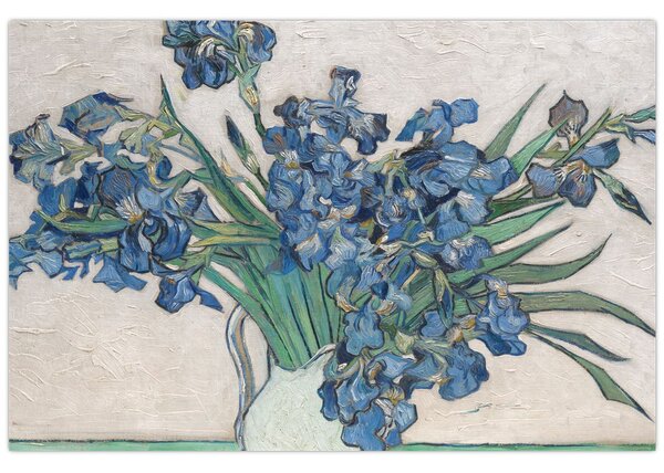 Tablou - Vincent van Gogh, Irises, reproducere (90x60 cm)