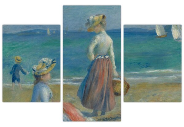 Tablou - Auguste Renoir, Figures on the Beach, reproducere (90x60 cm)