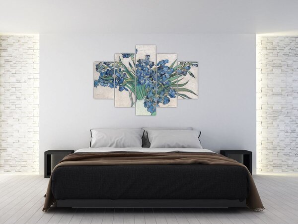 Tablou - Vincent van Gogh, Irises, reproducere (150x105 cm)