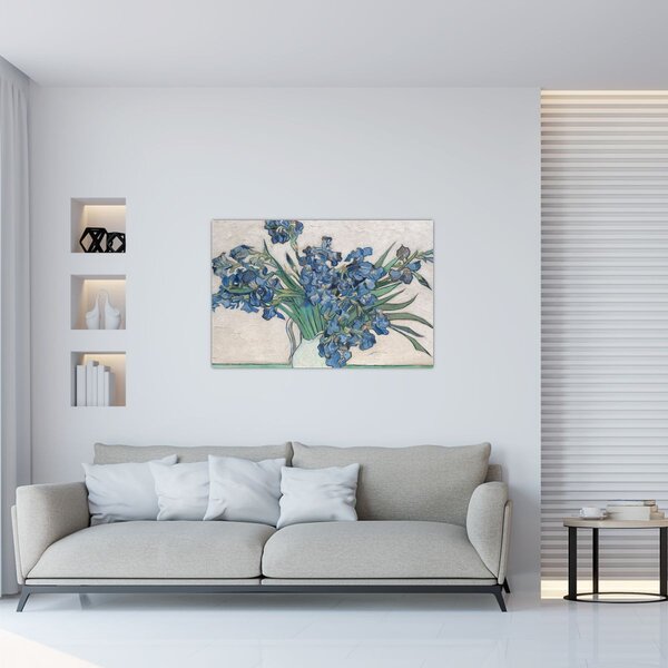 Tablou - Vincent van Gogh, Irises, reproducere (90x60 cm)