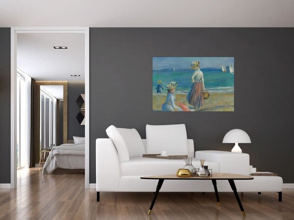 Tablou - Auguste Renoir, Figures on the Beach, reproducere (90x60 cm)
