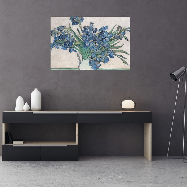 Tablou - Vincent van Gogh, Irises, reproducere (90x60 cm)