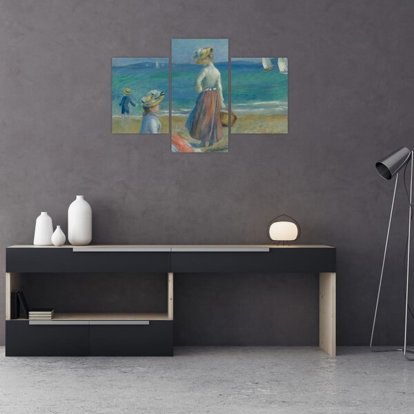 Tablou - Auguste Renoir, Figures on the Beach, reproducere (90x60 cm)