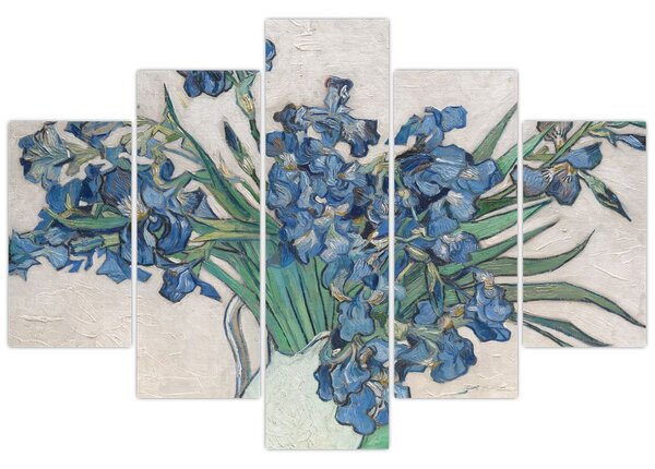 Tablou - Vincent van Gogh, Irises, reproducere (150x105 cm)