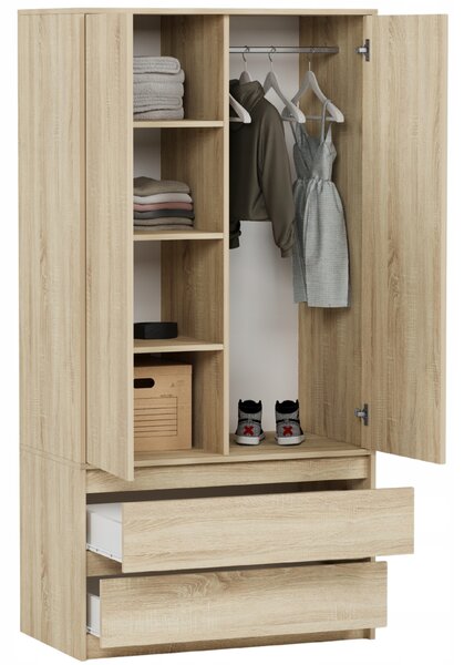 Dulap de haine Bewana (stejar Sonoma). Promo -15%. 1151244