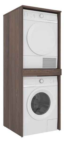 Dulap pentru mașina de spălat Lymfa 70 (nuc închis). Promo -22%. 1158109
