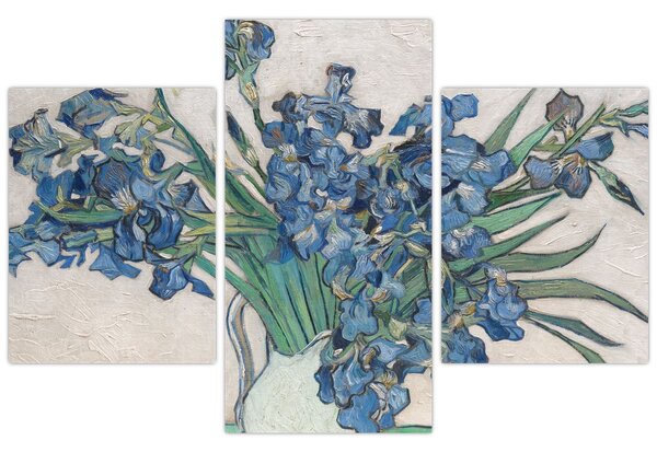 Tablou - Vincent van Gogh, Irises, reproducere (90x60 cm)