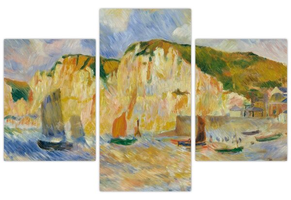 Tablou - Auguste Renoir, Sea and Cliffs, reproducere (90x60 cm)