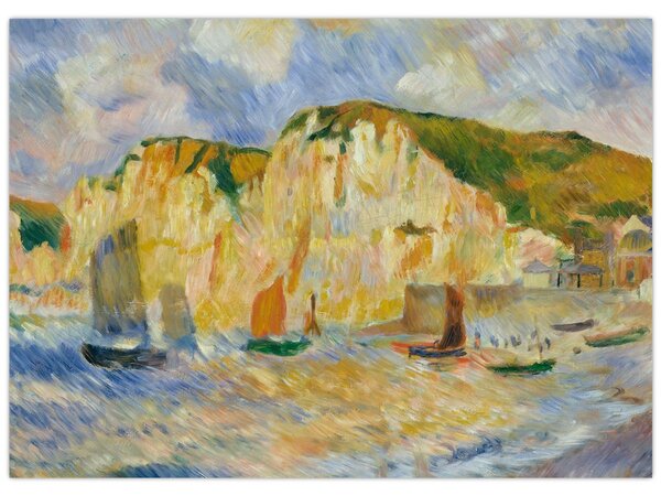 Tablou - Auguste Renoir, Sea and Cliffs, reproducere (70x50 cm)