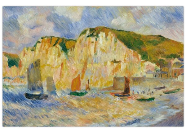 Tablou - Auguste Renoir, Sea and Cliffs, reproducere (90x60 cm)