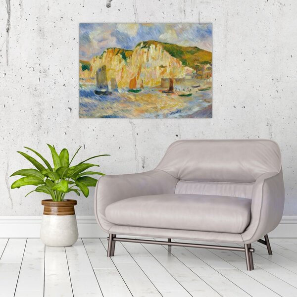 Tablou - Auguste Renoir, Sea and Cliffs, reproducere (70x50 cm)