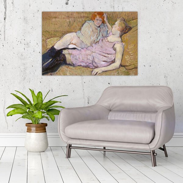 Tablou - Henri de Toulouse-Lautrec, The Sofa, reproducere (90x60 cm)