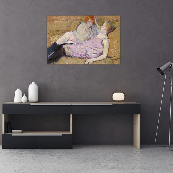 Tablou - Henri de Toulouse-Lautrec, The Sofa, reproducere (90x60 cm)