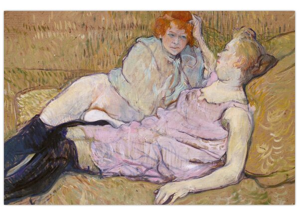 Tablou - Henri de Toulouse-Lautrec, The Sofa, reproducere (90x60 cm)