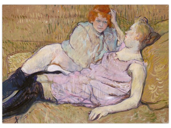 Tablou - Henri de Toulouse-Lautrec, The Sofa, reproducere (70x50 cm)