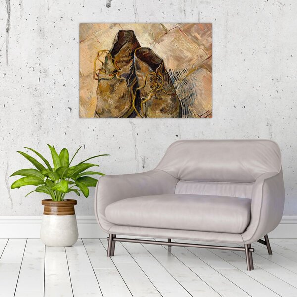 Tablou - Vincent van Gogh, Shoes, reproducere (70x50 cm)
