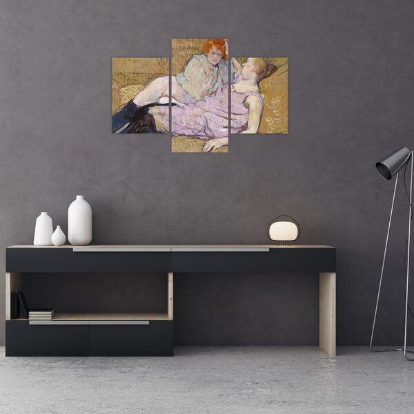 Tablou - Henri de Toulouse-Lautrec, The Sofa, reproducere (90x60 cm)