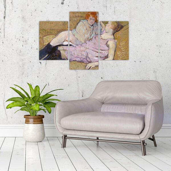 Tablou - Henri de Toulouse-Lautrec, The Sofa, reproducere (90x60 cm)