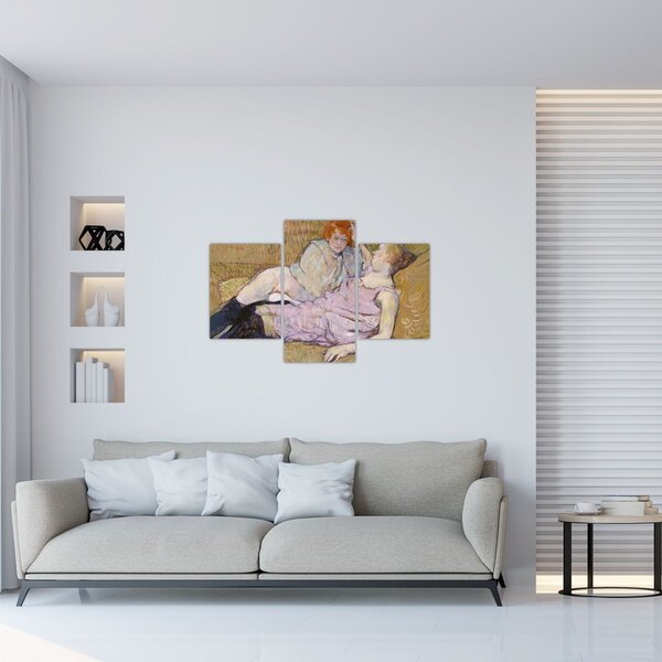Tablou - Henri de Toulouse-Lautrec, The Sofa, reproducere (90x60 cm)
