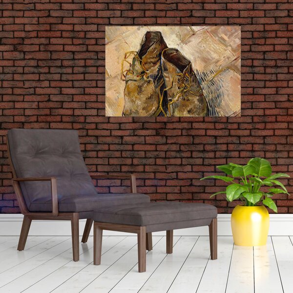 Tablou - Vincent van Gogh, Shoes, reproducere (90x60 cm)