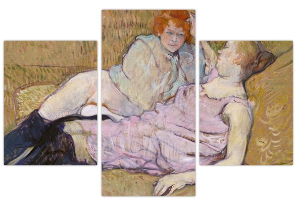 Tablou - Henri de Toulouse-Lautrec, The Sofa, reproducere (90x60 cm)