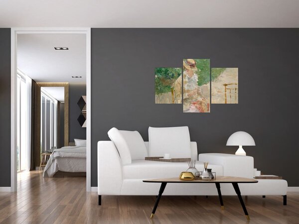 Tablou - Berthe Morisot, Young Woman Knitting, reproducere (90x60 cm)
