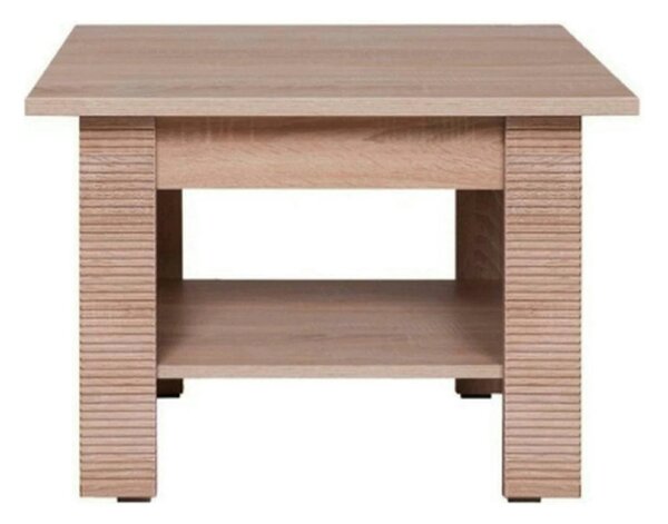 Masuta cafea GRESS, stejar sonoma, PAL laminat, 75x75x50 cm