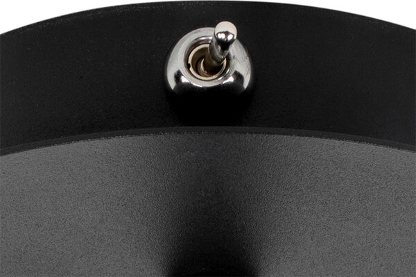 Spotlight negru cu auriu reglabil - Athens Wire