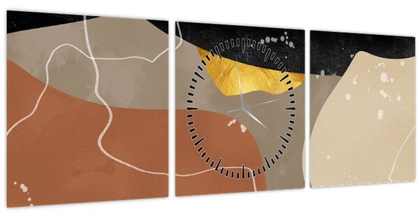 Tablou - Abstract (cu ceas) (90x30 cm)