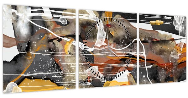 Tablou - Abstract (cu ceas) (90x30 cm)