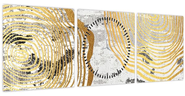 Tablou - Colaj (cu ceas) (90x30 cm)