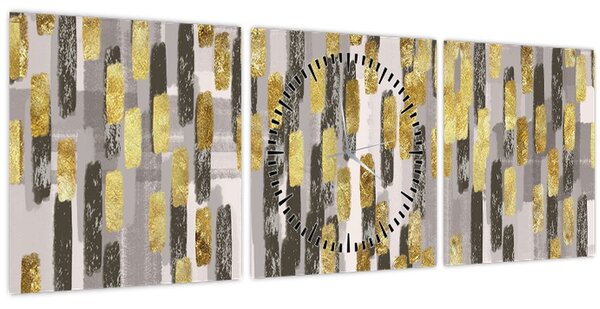Tablou - Decor modern (cu ceas) (90x30 cm)