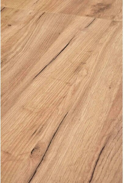 Masa extensibila TIAGO, stejar/negru, 140/220x80x76 cm