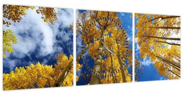 Tablou - Aspen (cu ceas) (90x30 cm)