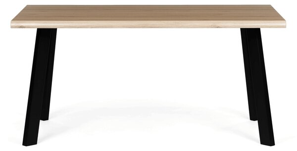 Jídelní stůl 160x90cm, mdf, divoký dub, HT-F4516 OAK