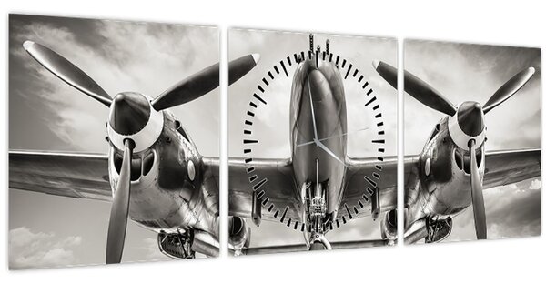 Tablou - Warbird (cu ceas) (90x30 cm)