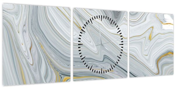 Tablou - Abstracție (cu ceas) (90x30 cm)