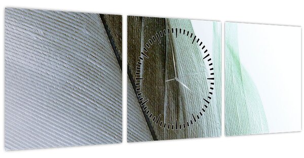 Tablou - Pene, macro (cu ceas) (90x30 cm)