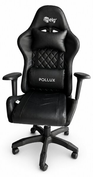 Scaun gaming LED cu iluminare RGB, perne și cotiere reglabile