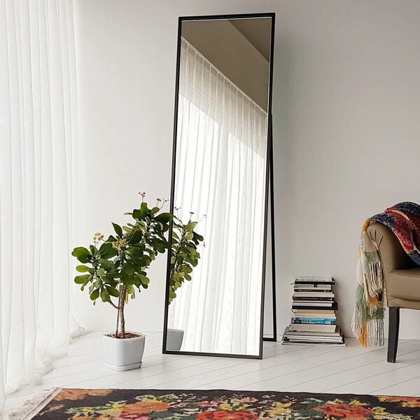 Oglinda COOL ANYA, negru, metal, 50x60x170 cm