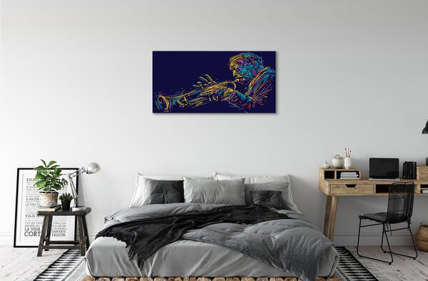 Tablouri canvas om trompetă