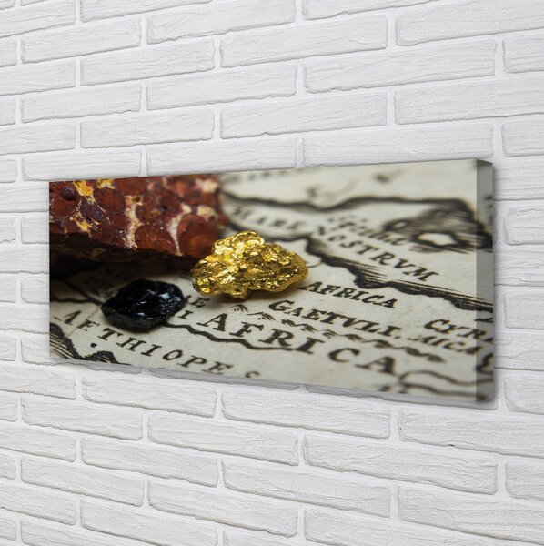 Tablouri canvas Harta de aur
