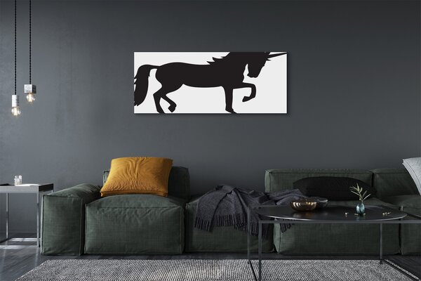 Tablouri canvas inorogul negru