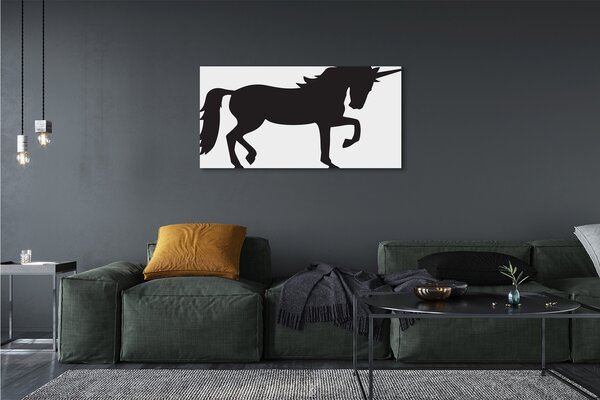 Tablouri canvas inorogul negru