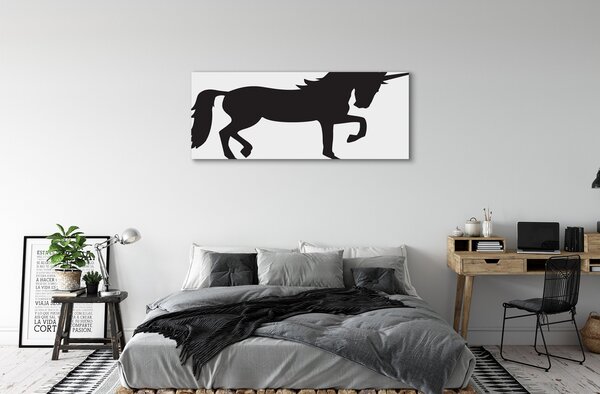 Tablouri canvas inorogul negru
