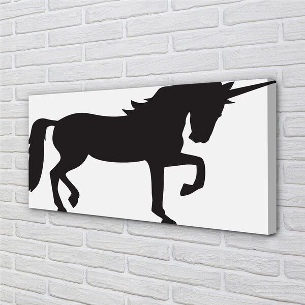Tablouri canvas inorogul negru