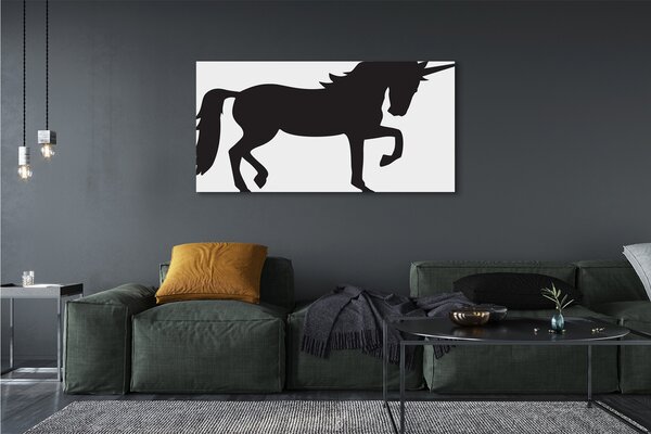 Tablouri canvas inorogul negru