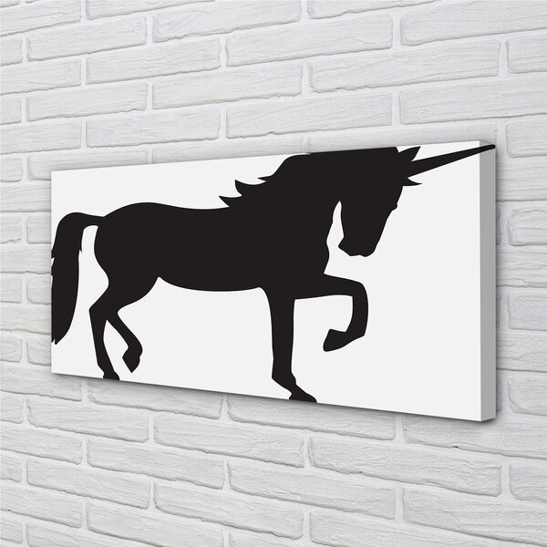 Tablouri canvas inorogul negru